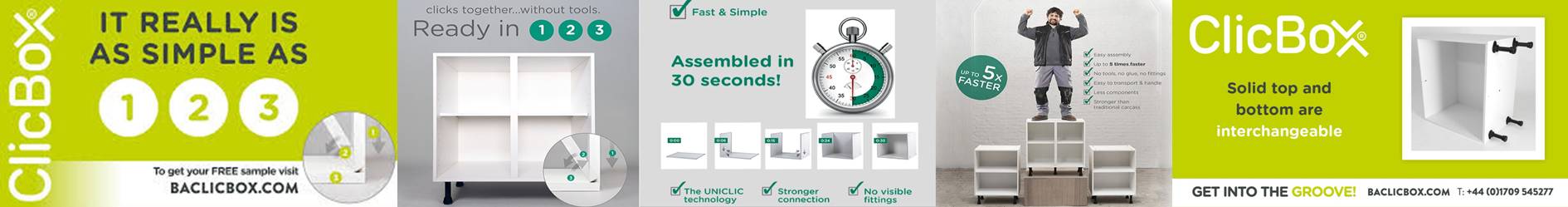 Clicbox Cabinets Banner