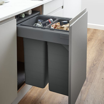 Eco-Top Waste Bins (Orion Grey)