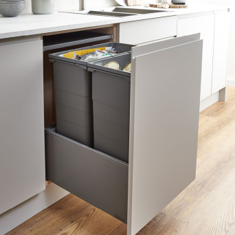 500 ECO-Base Waste Bin system (Orion Grey)