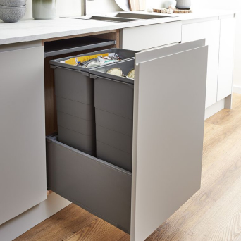 600 ECO-Base Waste Bin system (Orion Grey)