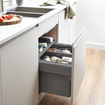 Eco-Sink Waste Bins (Orion Grey)