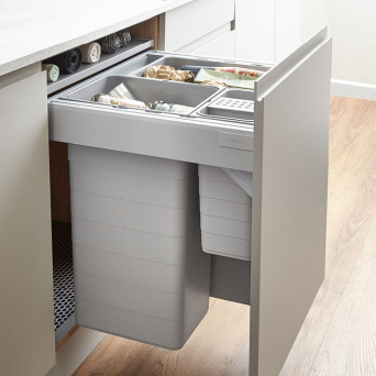 600 ECO-Top Waste Bin system (Light Grey)
