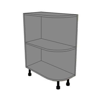 300 wide x 560 deep Curved Base unit