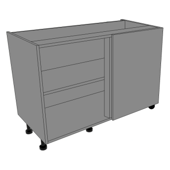 1100mm wide Blind Corner Base units
