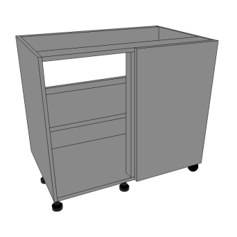 900mm wide Blind Corner Sink units