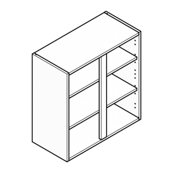 Clicbox 700 Wall unit (720 high)