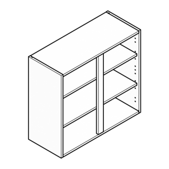 Clicbox 800 Wall unit (720 high)