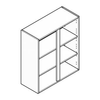 Clicbox 800 Wall unit (900 high)