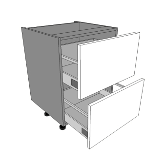 600mm wide 2 Pan Drawers units