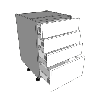 500mm wide 3S+1P - 4 drawers units