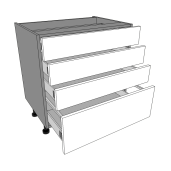 800mm wide 3S+1P - 4 drawers units