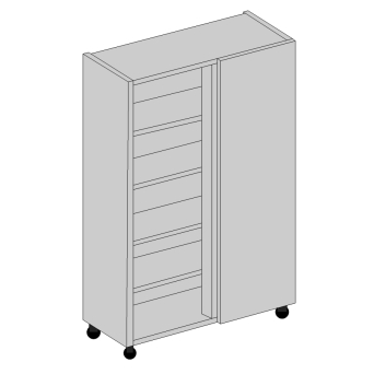 QUICKCAB 1000 Corner Larder unit (1970 high)