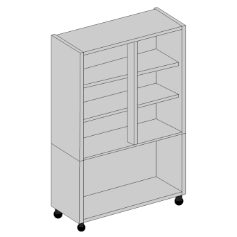 QUICKCAB Drawers Larder unit (1970 high)