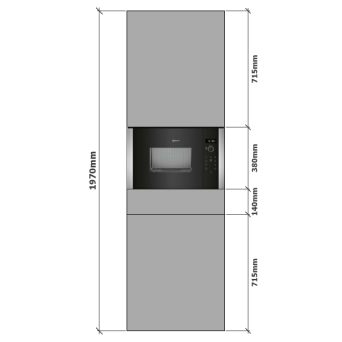 Tall 380 Microwave housing dimensions