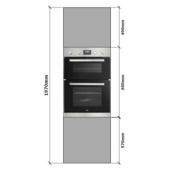 Tall Double Oven housing dimensions