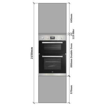 Tall Double Oven housing dimensions