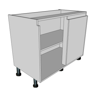900mm True Handleless Blind Corner Base units