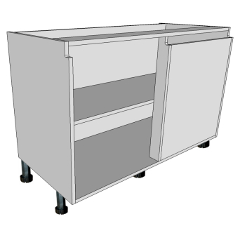 1000mm True Handleless Blind Corner Base units