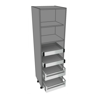 Tall Larder - 4 Inner drawers (Med)