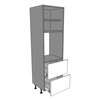 Tall Single Oven Housing - 2 drawer