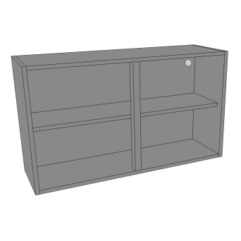 1000mm wide Short wall units