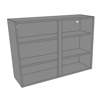 1000mm wide Extra deep wall unit