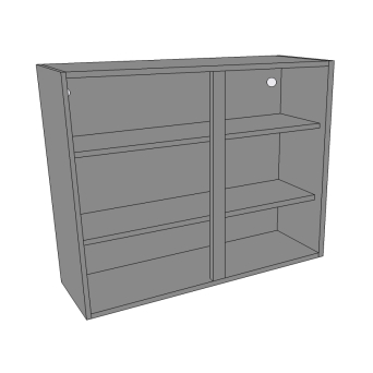 900mm wide Extra deep wall unit
