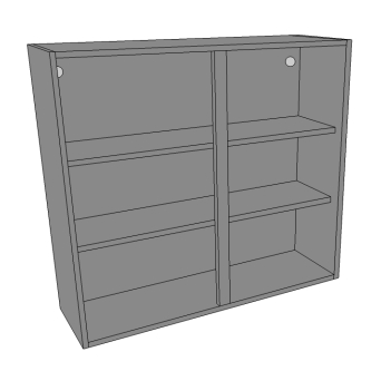 1000mm wide Tall wall units