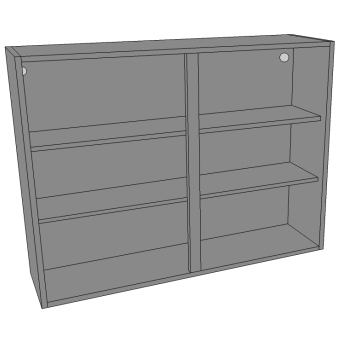 1200mm wide Tall wall units