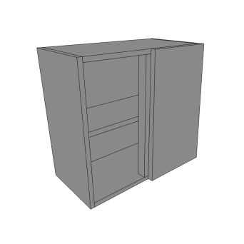 600mm wide Blind corner wall units