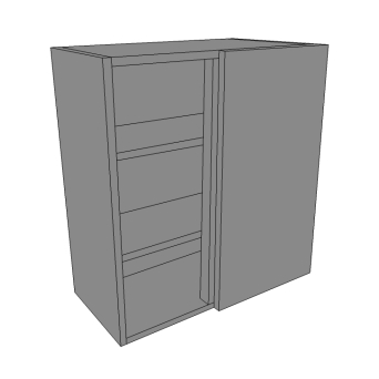 600mm wide Blind corner wall units