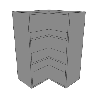 618x618 L-shaped corner wall units