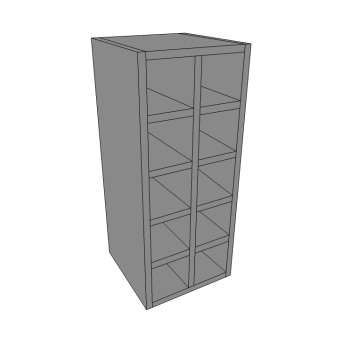 250mm wide Wine rack wall unit