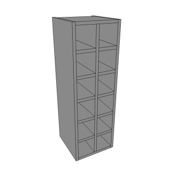 250mm wide Wine rack wall unit