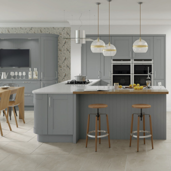 Cambridge Timber Dust Grey Kitchen