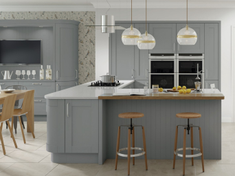 Cambridge Dust Grey Timber doors