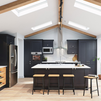 Cambridge Timber Indigo Blue Kitchen