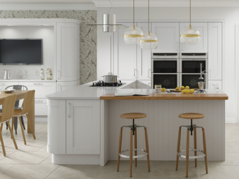 Cambridge Light Grey Timber doors