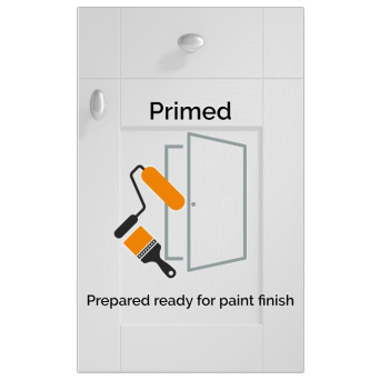 Cambridge Primed Timber Kitchen Doors