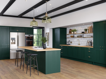 Cartmel Azure Blue kitchen doors