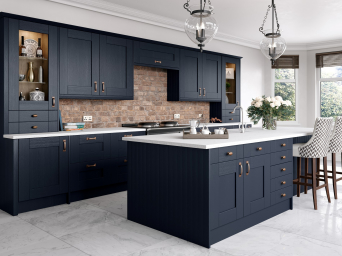 Cartmel Azure Blue kitchen doors