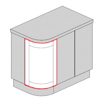 Stratto 715 Curved Door
