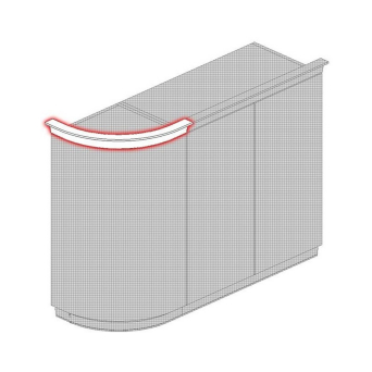 Cartmel Curved Tangent Cornice