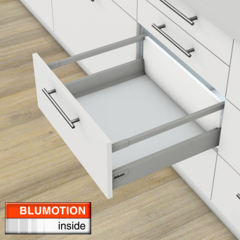 Blum Antaro Light Grey Saucepan Drawers