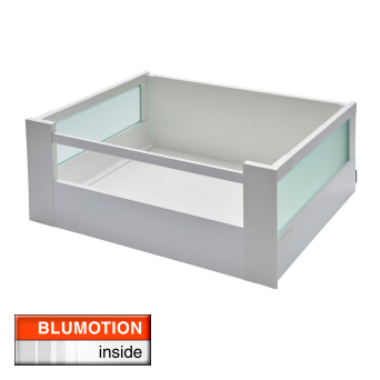 Blum Antaro with Glass sides Internal Saucepan Drawers (2 Colours)