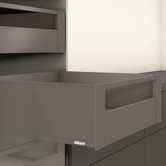 Blum Legrabox Carbon Black Inner Pan Drawers