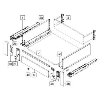 Blum Legrabox Inner Pan Drawers