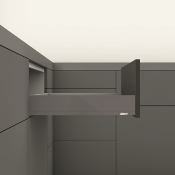 Blum Legrabox Carbon Black Shallow Drawers