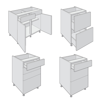 Drawers Base units