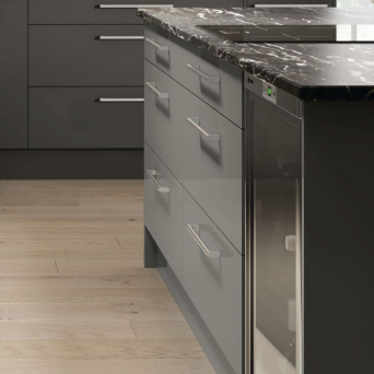 Firbeck Supergloss Dust Grey Kitchen details